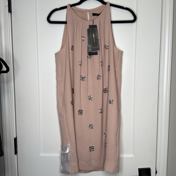 NEW BCBGMaxazria Lynzie Dress in Bare Pink - XXS‎ - Picture 5 of 14